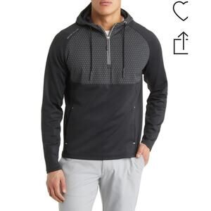 Men's Peter Millar Weld Reflect Hybrid Half Zip